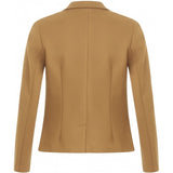 Suit jacket w. thick topstitching