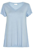 Anna V-neck Tee - Riviera