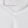 Anna V-neck Tee - Optical white