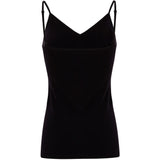 Seamless strap top- black
