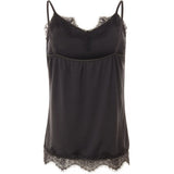 Black lace strap top