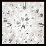 LONDON FASHION - Silk Square