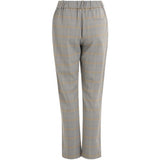 Pants in check w. wide pipping