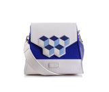 Jennifer Shoulder Bag - Blue Cubic